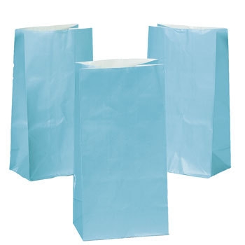 Set of 12 Solid Party Favor Bags