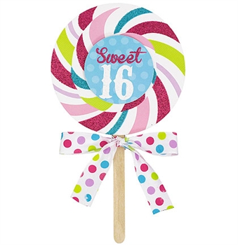 Glitter Lollipop Sweet 16 Invitations | Sweet 16 Party Supplies | Sweet16PartyStore.com