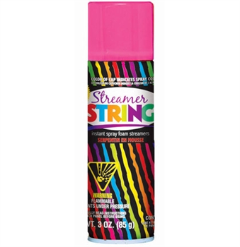 Pink Streamer String Foam