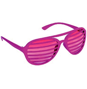 Glossy Pink Shutter Sunglasses