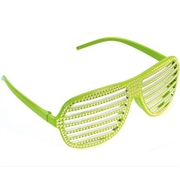 Lime Bling Shutter Sunglasses