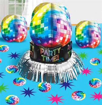 Disco Party Centerpiece: 3pc Set