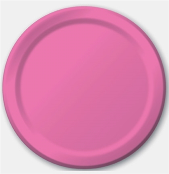 Solid Pretty Pink Dessert Plates