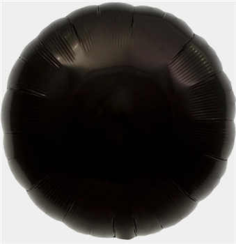 Black Mylar Round Shaped Balloon