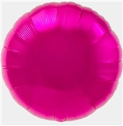 Pink Mylar Round Shaped Balloon