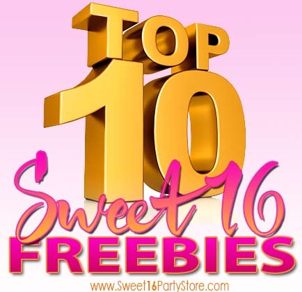 Top 10 Sweet 16 Freebies | Sweet 16 Ideas