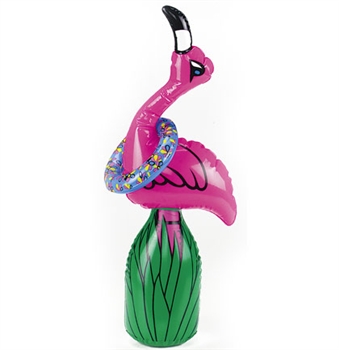Inflatable Flamingo Ring Toss Game