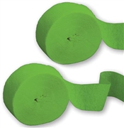 Set of 2 Citrus Green Party Streamers
