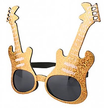Gold Guitar Sunglasses
