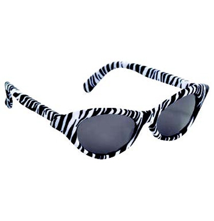 ❌BUNDLED❌Zebra sunglasses ? Dazed Zebra Vintage White Female Oval Sunglasses | Aire  main image 4