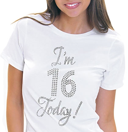 I'm 16 Today! Tee | Sweet 16 Shirts Sweet 16 Party Store