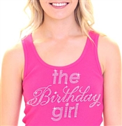 The Birthday Girl Rhinestone Tank Top | Sweet 16 Shirts