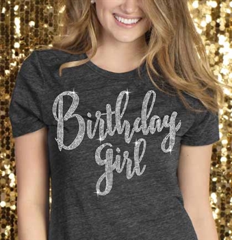 Birthday Girl Rhinestone Tee | Sweet 16 Shirts