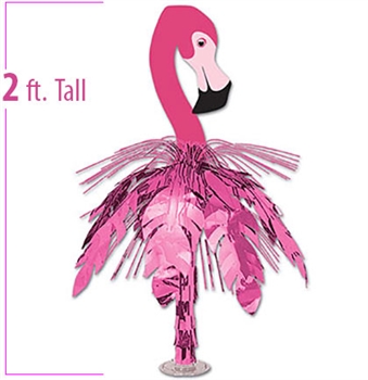 Pink Flamingo Cascade Centerpiece