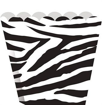 Set of 8 Zebra Treat Boxes