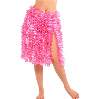Pink Floral Hula Skirt