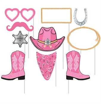 10pc Western Photo Props