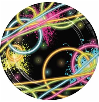 Neon Party Plates