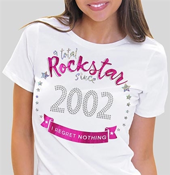 Total Rockstar Since 2002 Tee | Sweet 16 Shirts