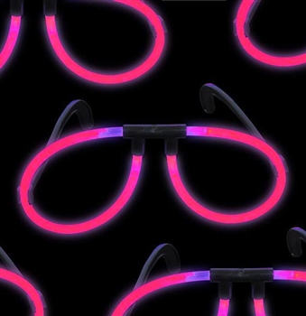 Pink Glow Glasses